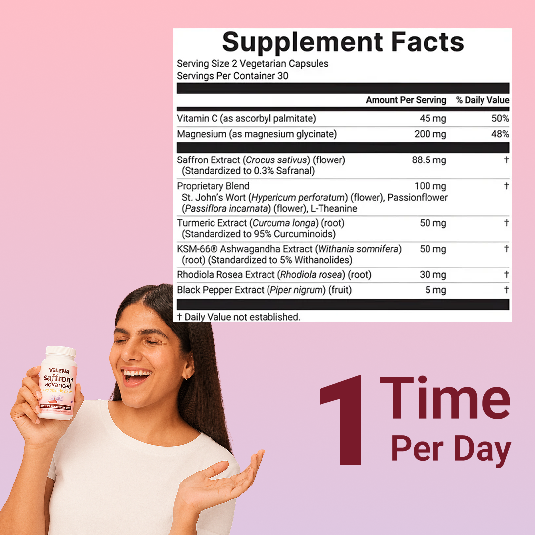 Velena's Saffron Plus - Start Your Day Energized