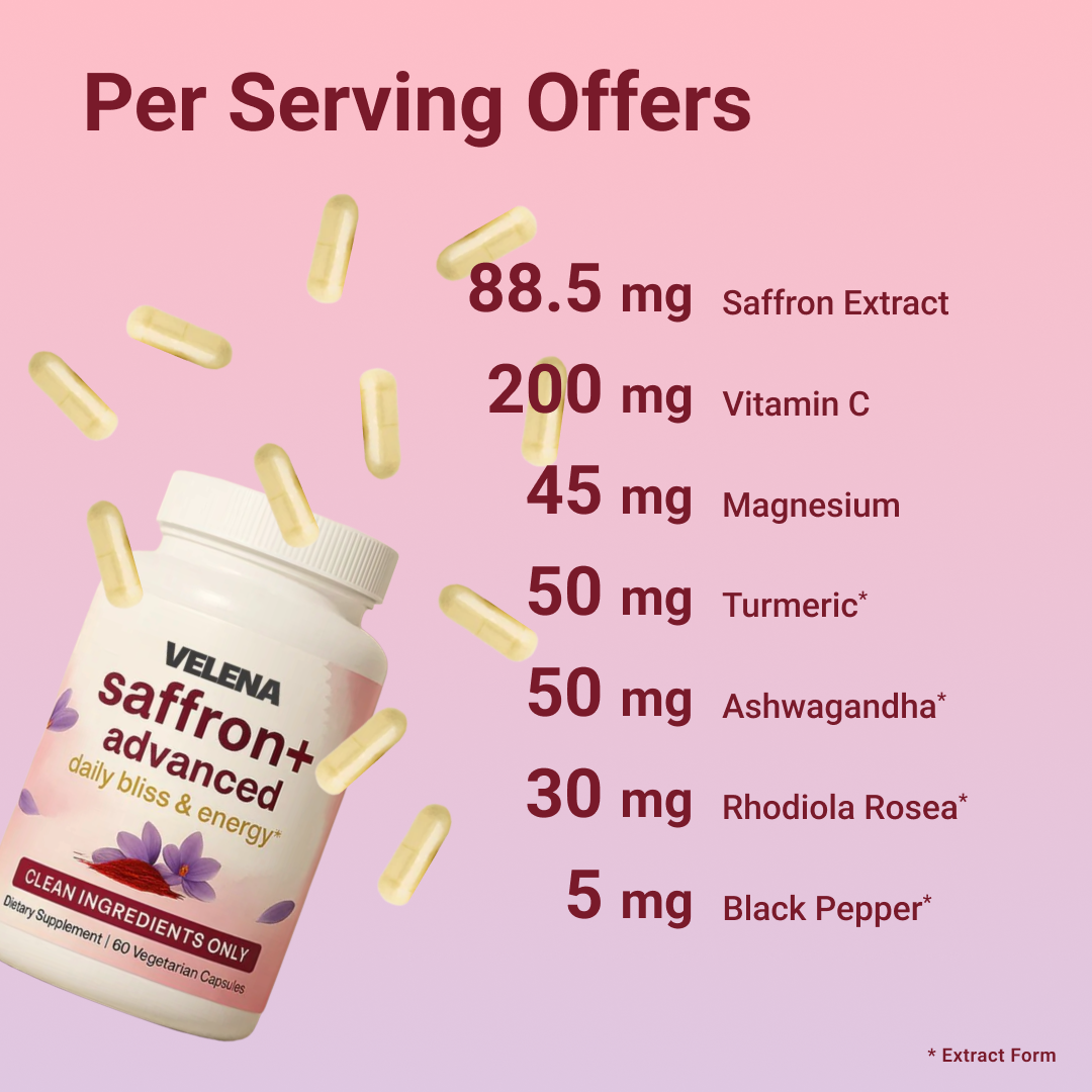 Velena's Saffron Plus - Start Your Day Energized